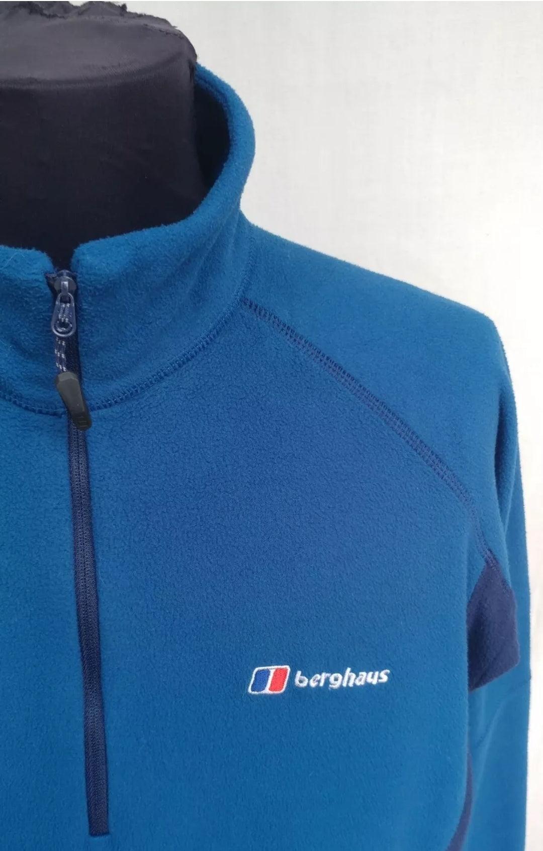 Lot Of 2 Berghaus Zip Pullover Fleece Jacket Mens M