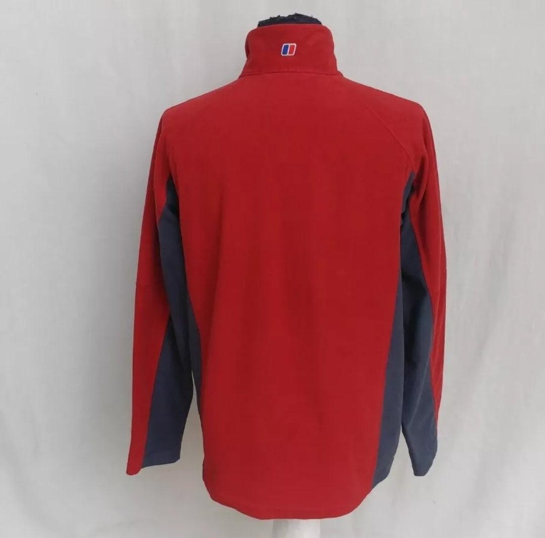 Lot Of 2 Berghaus Zip Pullover Fleece Jacket Mens M