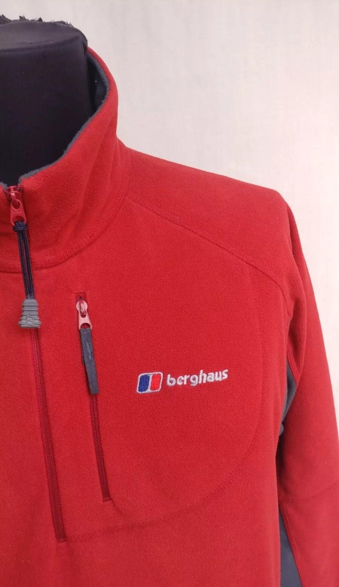 Lot Of 2 Berghaus Zip Pullover Fleece Jacket Mens M