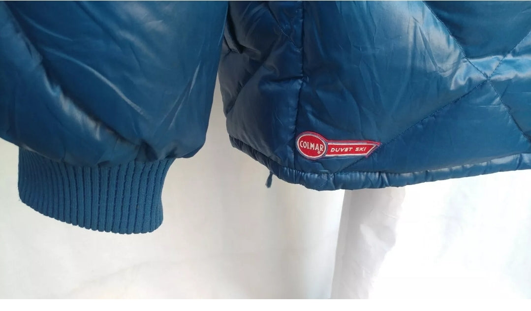 Vintage Colmar Down Puffer Ski Hooded Jacket Mens M