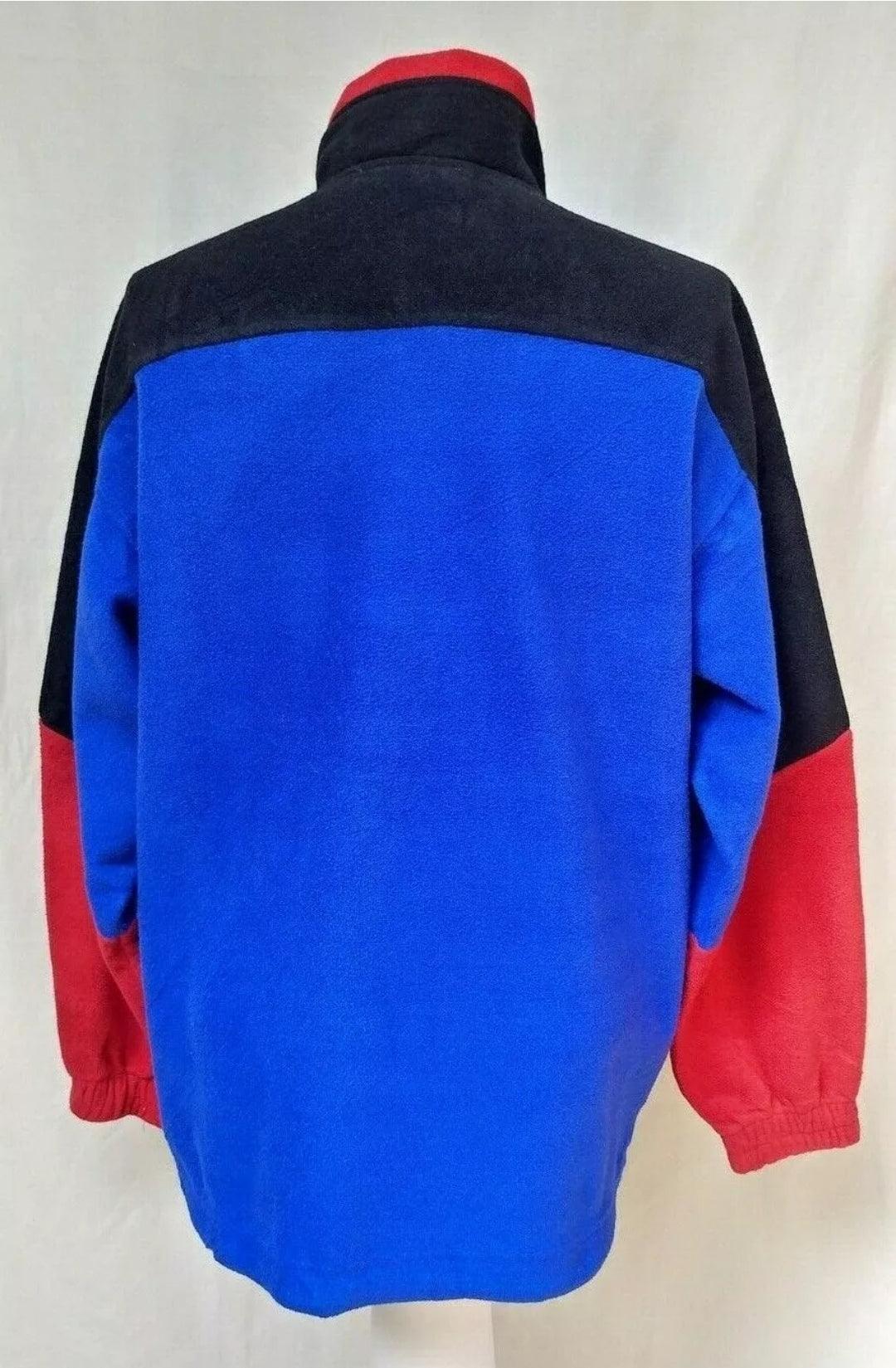 Vintage 90s FILA Ski Team Fleece Sweater Size M