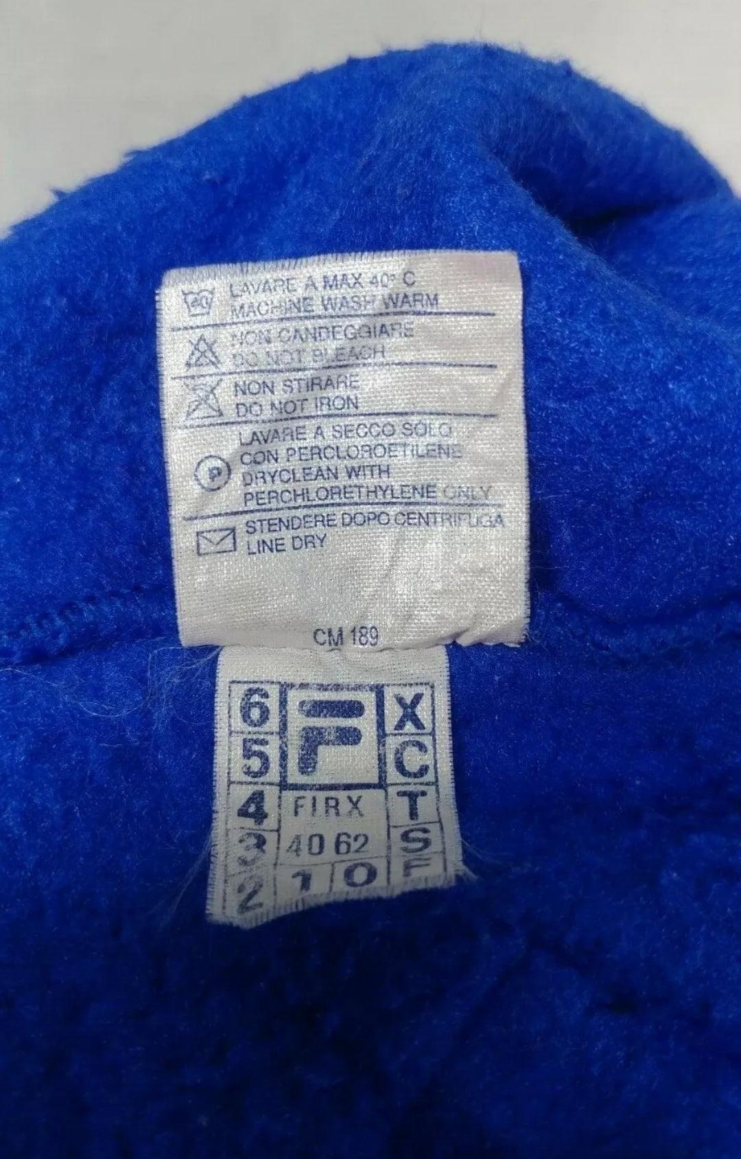 Vintage 90s FILA Ski Team Fleece Sweater Size M