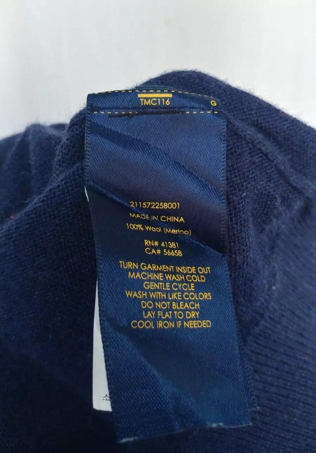 Polo Golf Ralph Lauren Merino Wool Pullover Sweater Womens M