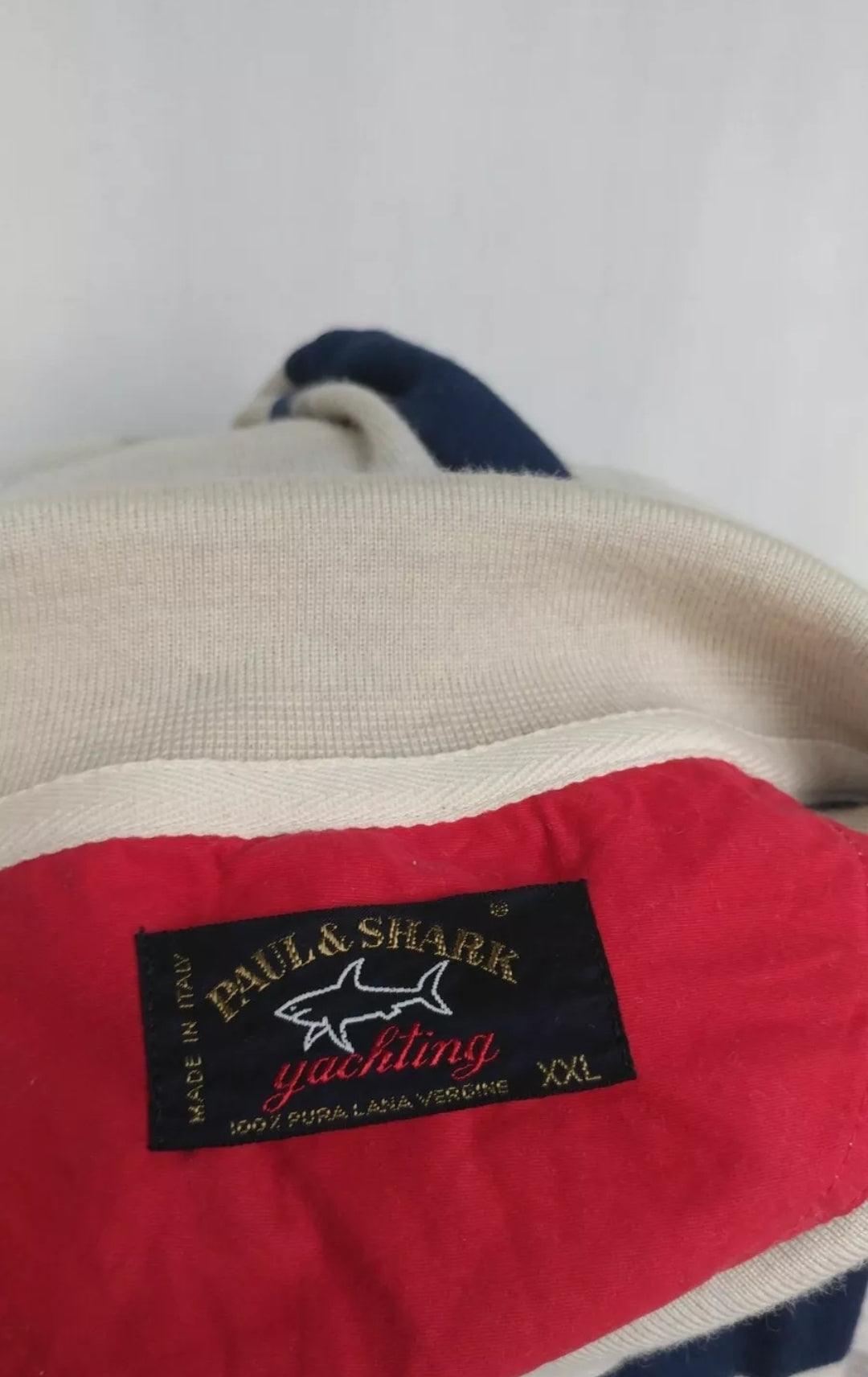 Paul & Shark Yachting Pure Wool Pullover Sweater Mens 2XL