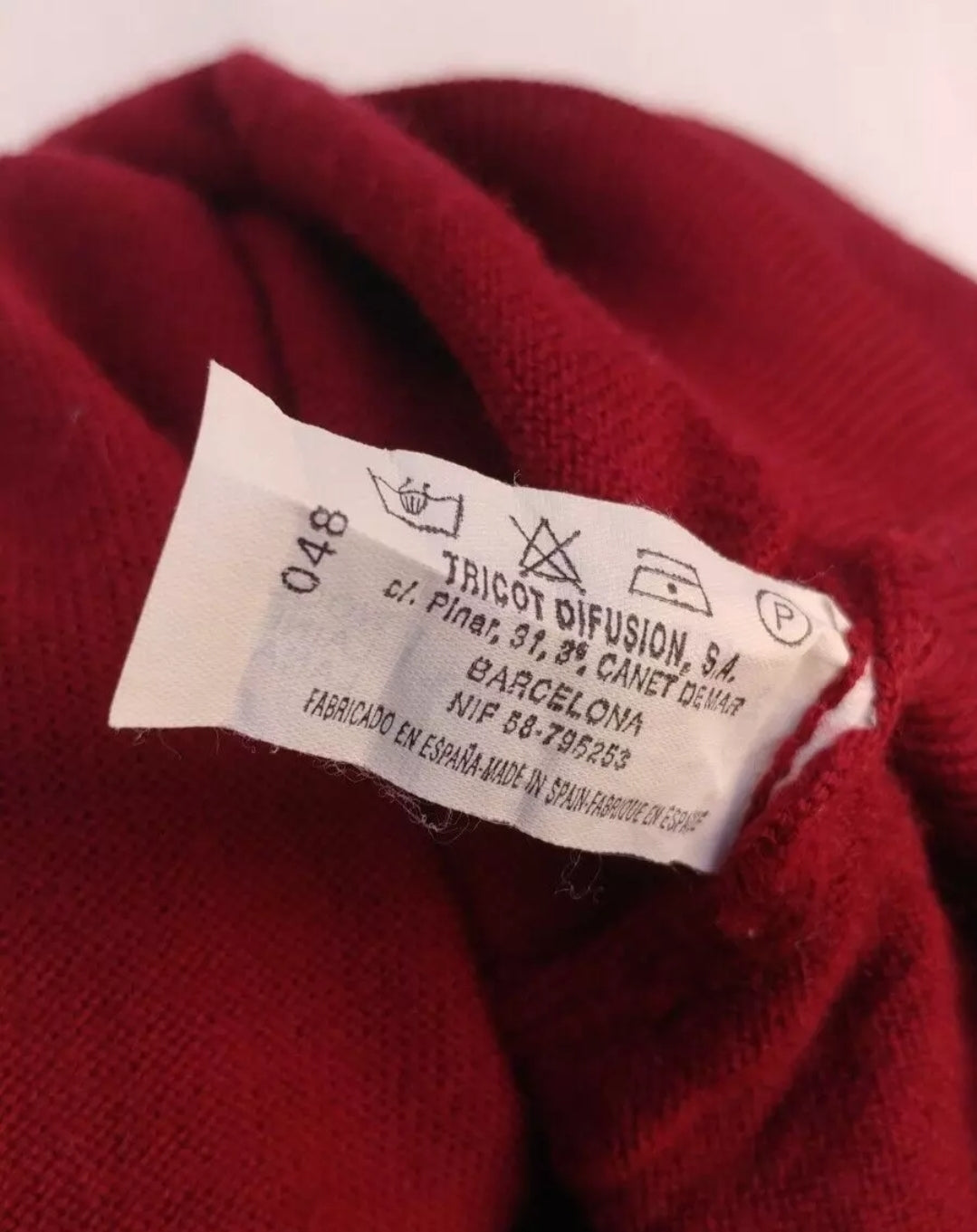 Pierre Cardin Wool/Acrylic Pullover Sweater Size 54/Mens XL