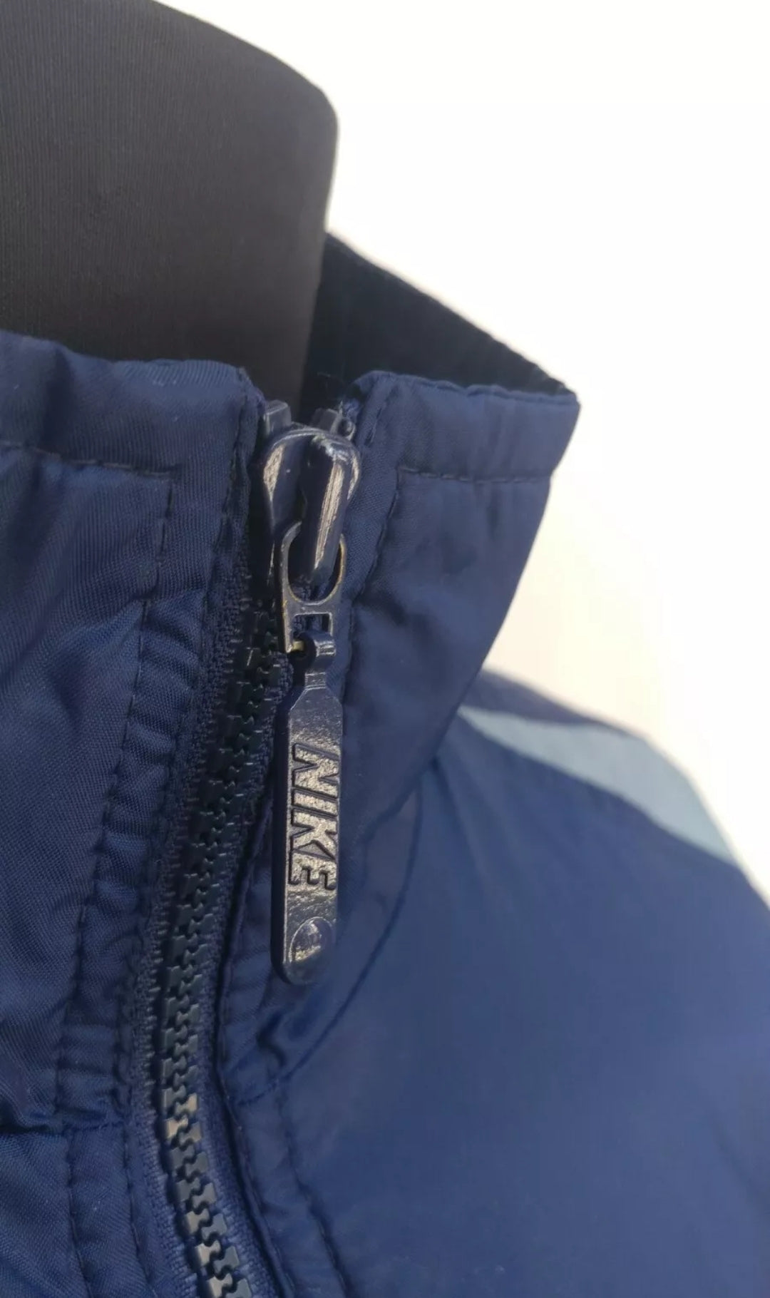 Vintage Nike Nylon Zip Track Top Jacket Mens L