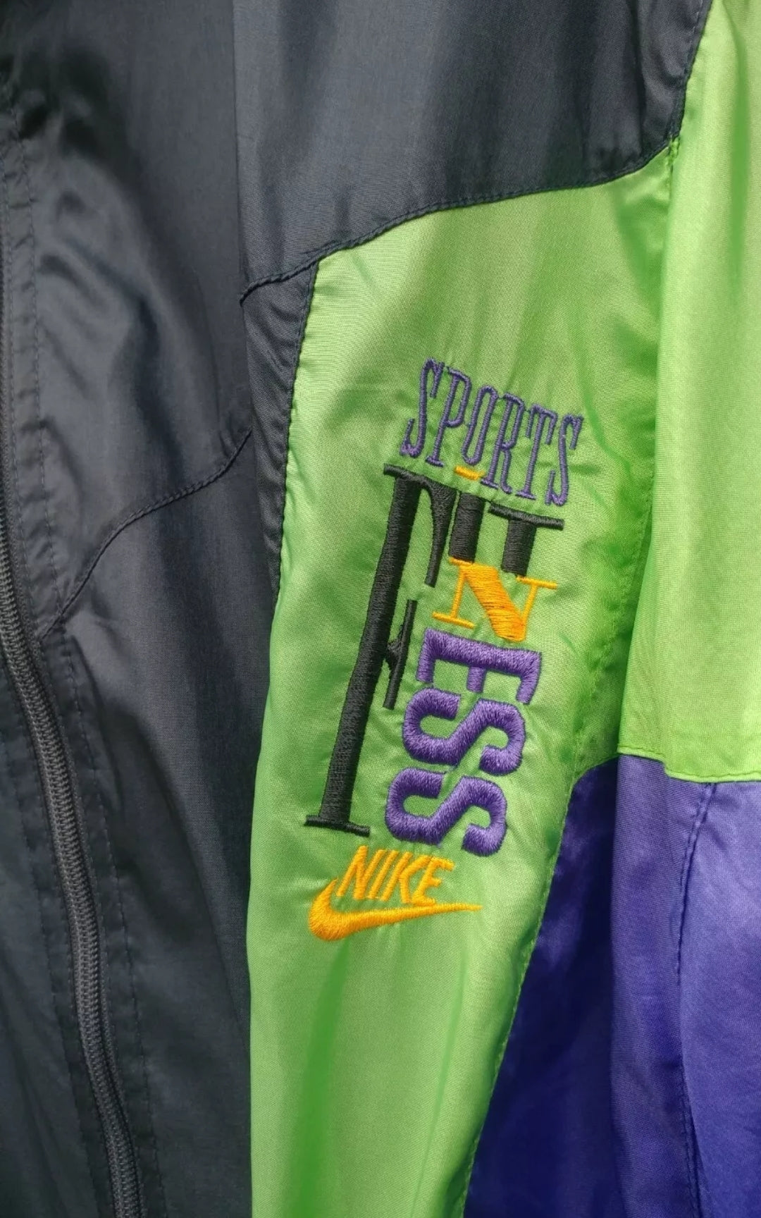 Vintage Nike Nylon Track Top Jacket Mens XL