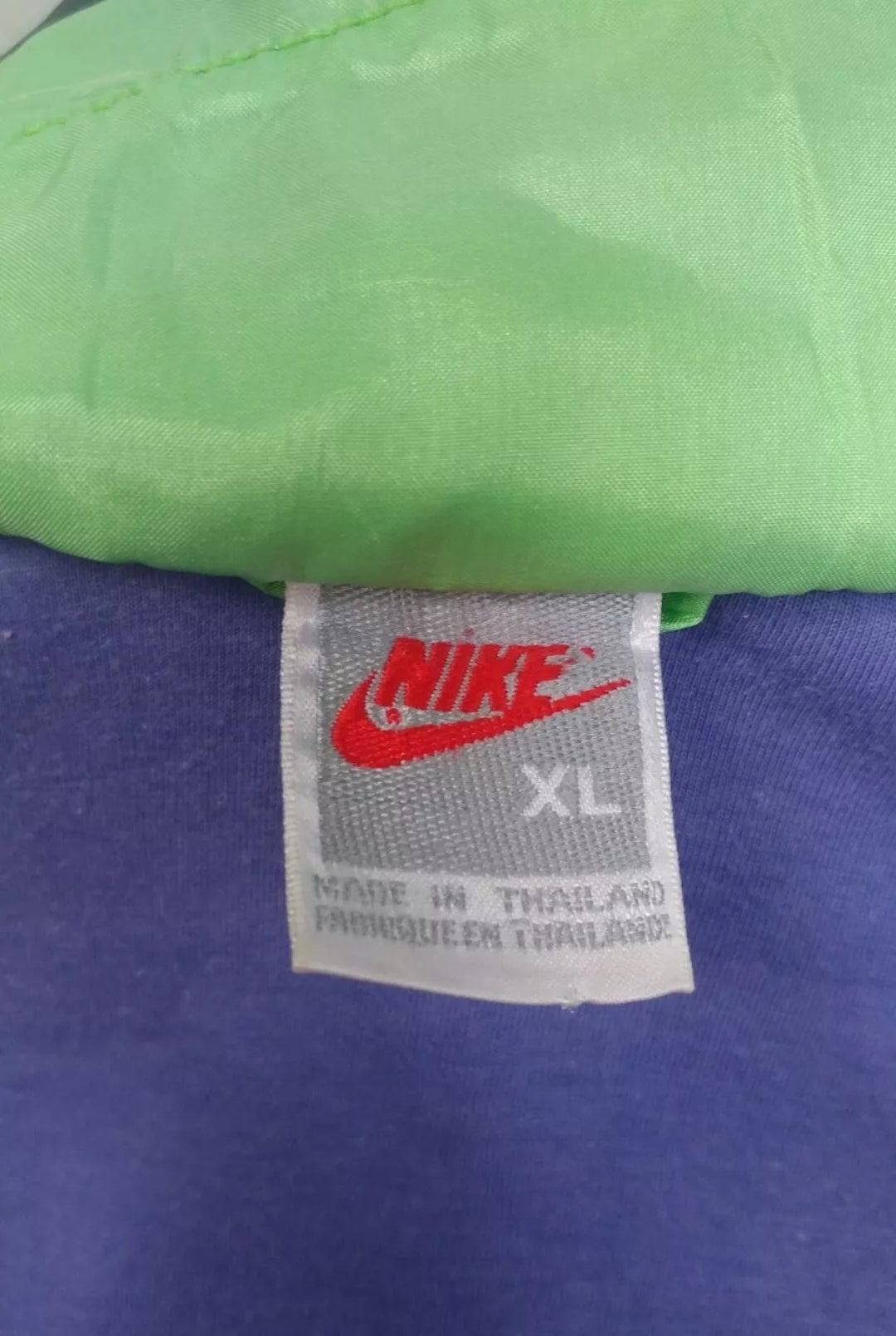 Vintage Nike Nylon Track Top Jacket Mens XL