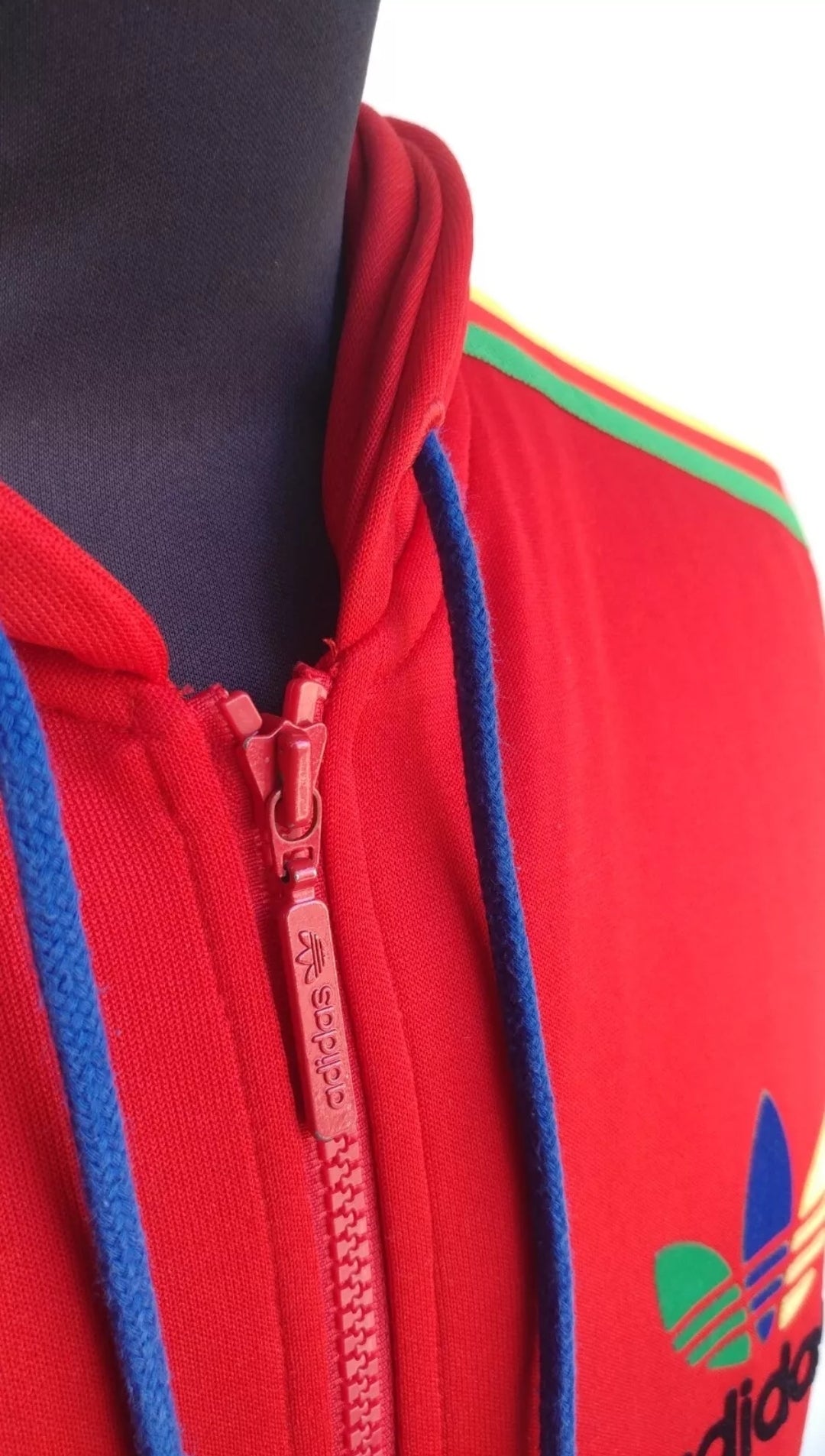 Adidas Grun Rasta Trefoil Track Top Jacket Mens S
