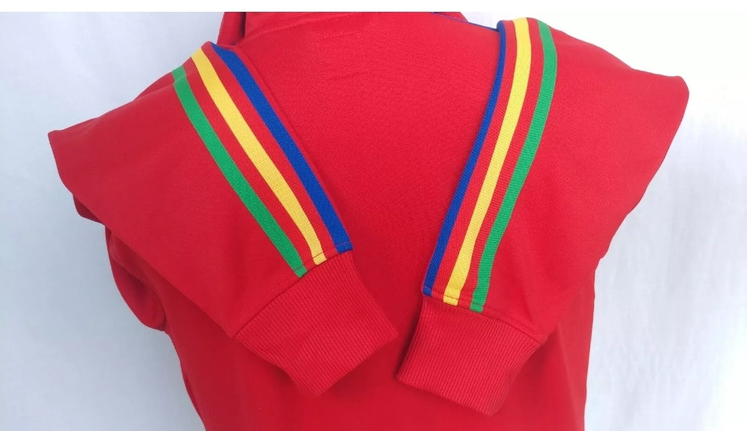 Adidas Grun Rasta Trefoil Track Top Jacket Mens S