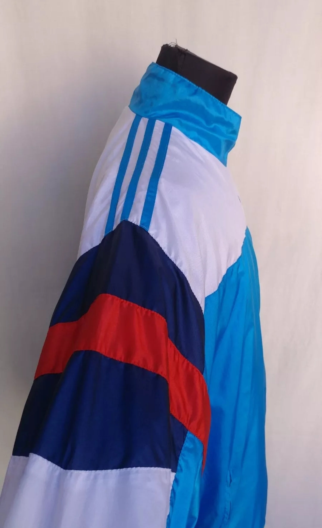 Vintage 90s Adidas Nylon Track Top Jacket Mens M