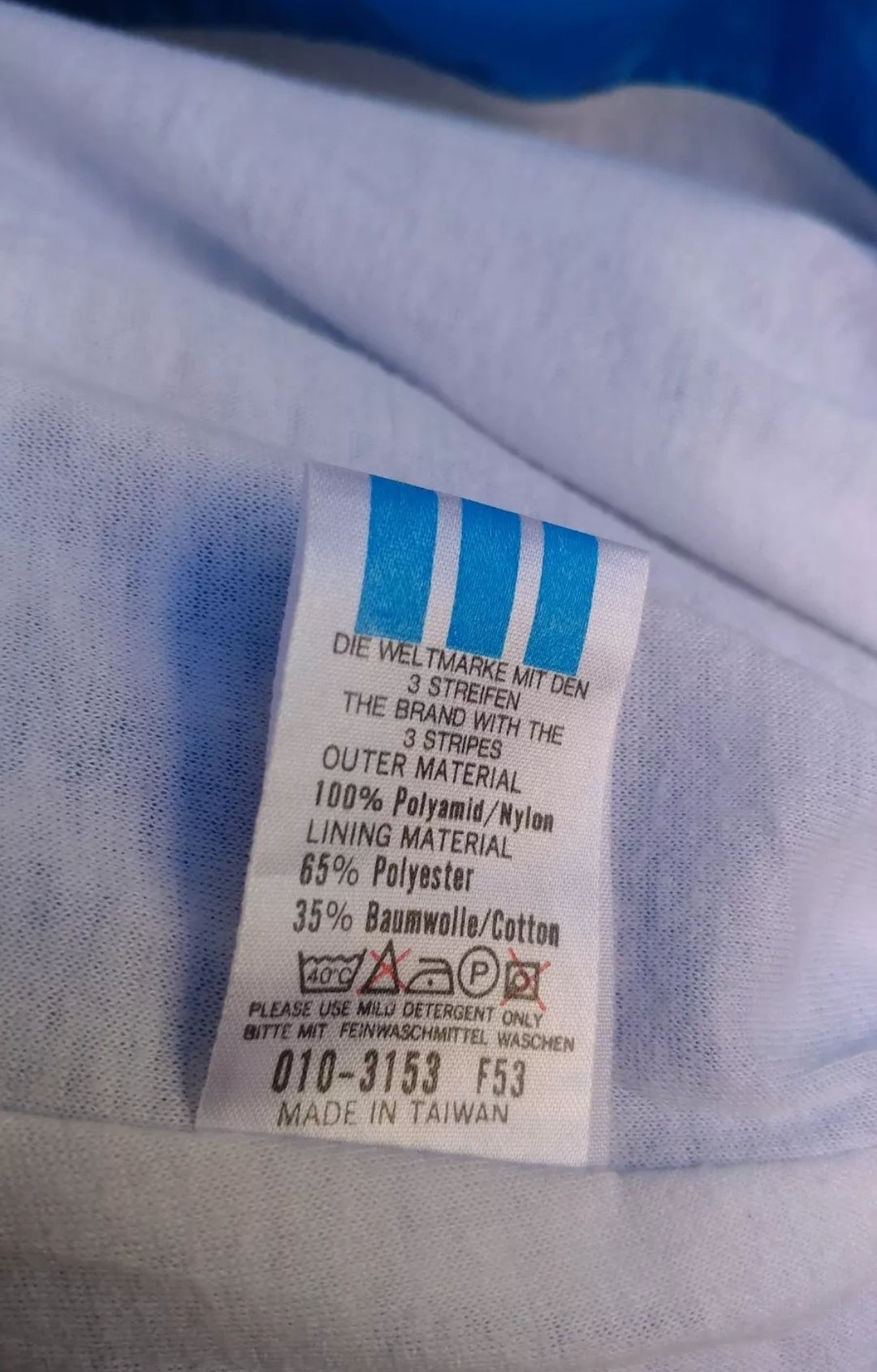 Vintage 90s Adidas Nylon Track Top Jacket Mens M