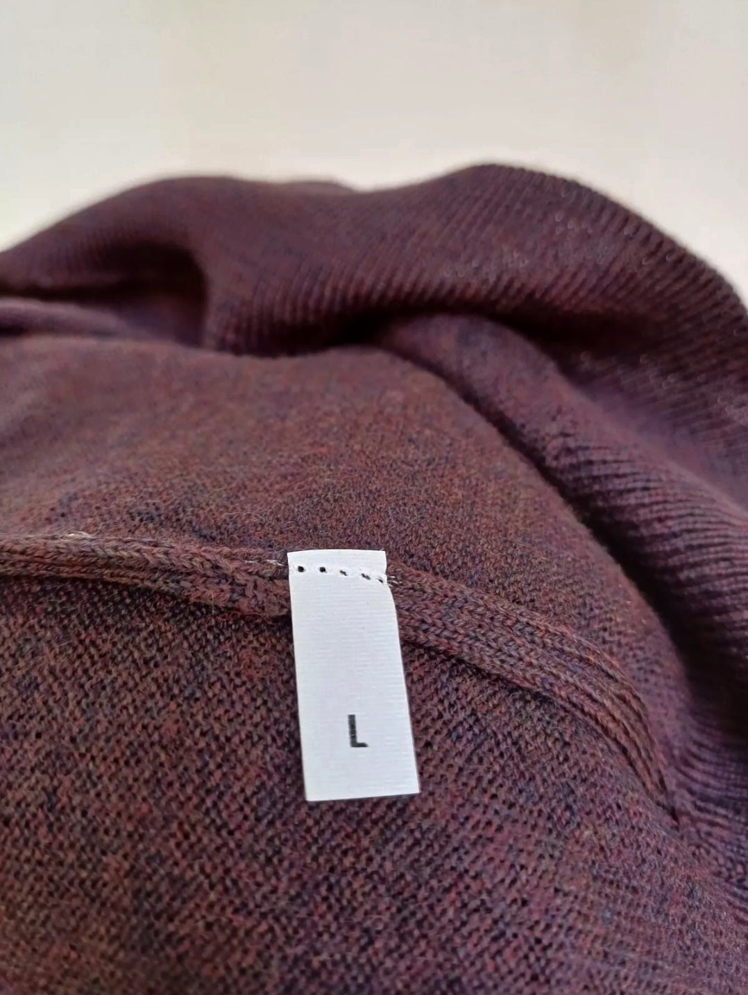 New Without Tags LL Bean 100% Wool Pullover Sweater Mens L