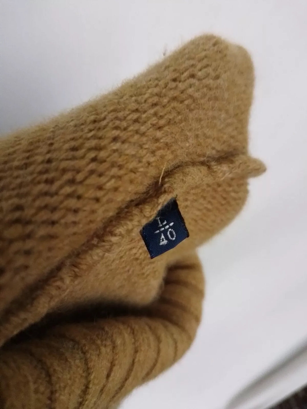 Massimo Dutti Full Zip Wool Sweater Mens L