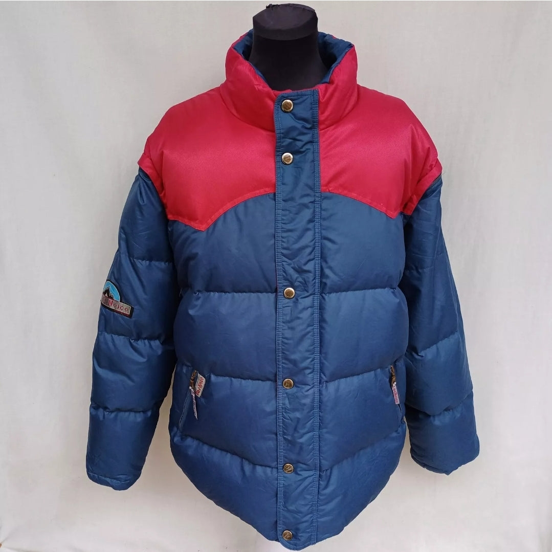 Vintage Roc Neige Removable Sleeve Down Puffer Jacket Mens XL