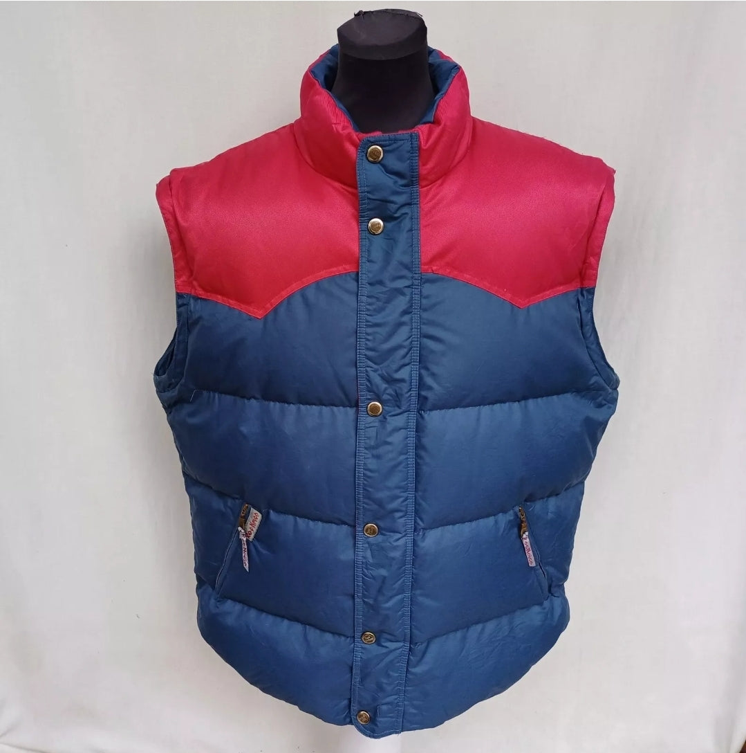 Vintage Roc Neige Removable Sleeve Down Puffer Jacket Mens XL