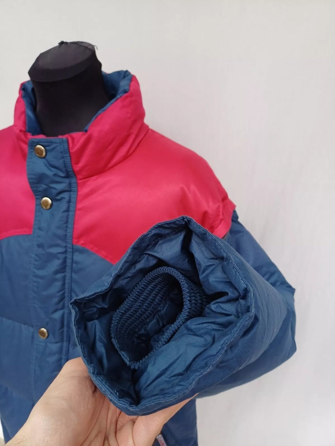 Vintage Roc Neige Removable Sleeve Down Puffer Jacket Mens XL