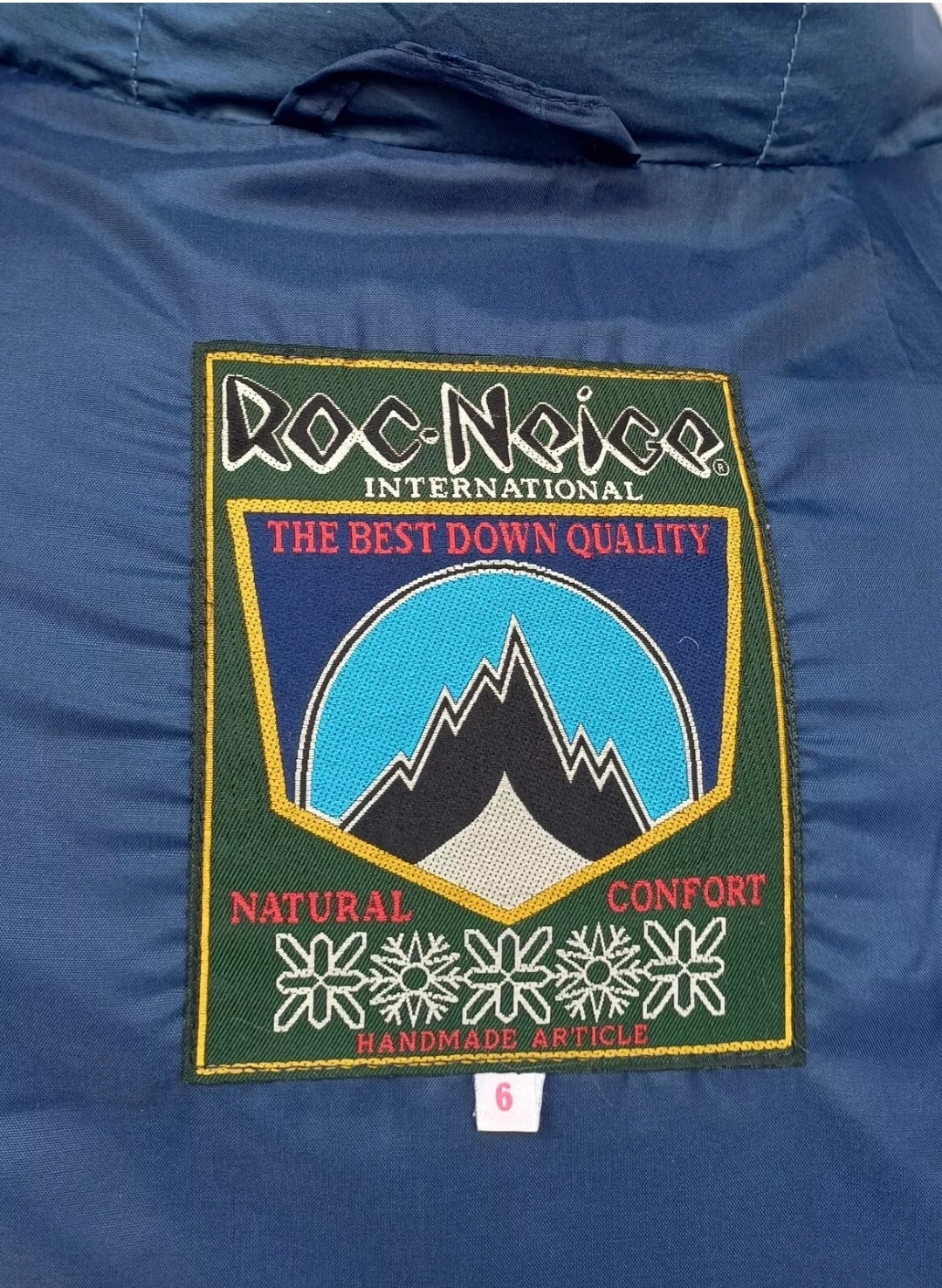 Vintage Roc Neige Removable Sleeve Down Puffer Jacket Mens XL
