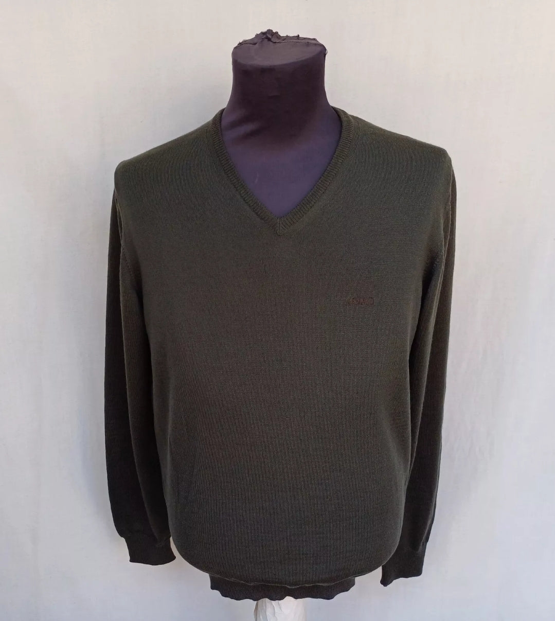 Armani Collezioni Virgin Wool Pullover Sweater Size 52