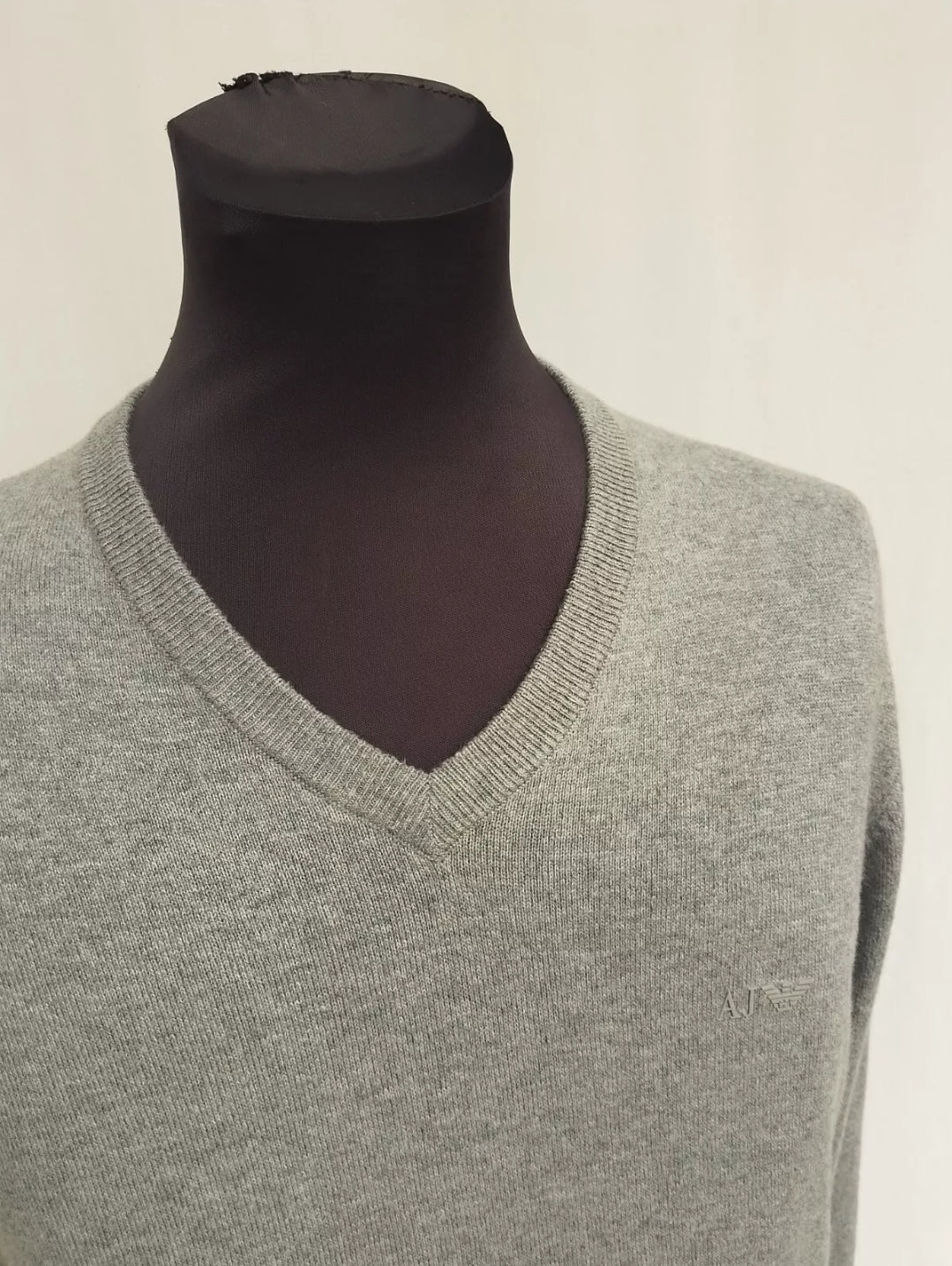 Armani Jeans Slim Fit Cotton/Wool Pullover Sweater Mens XL