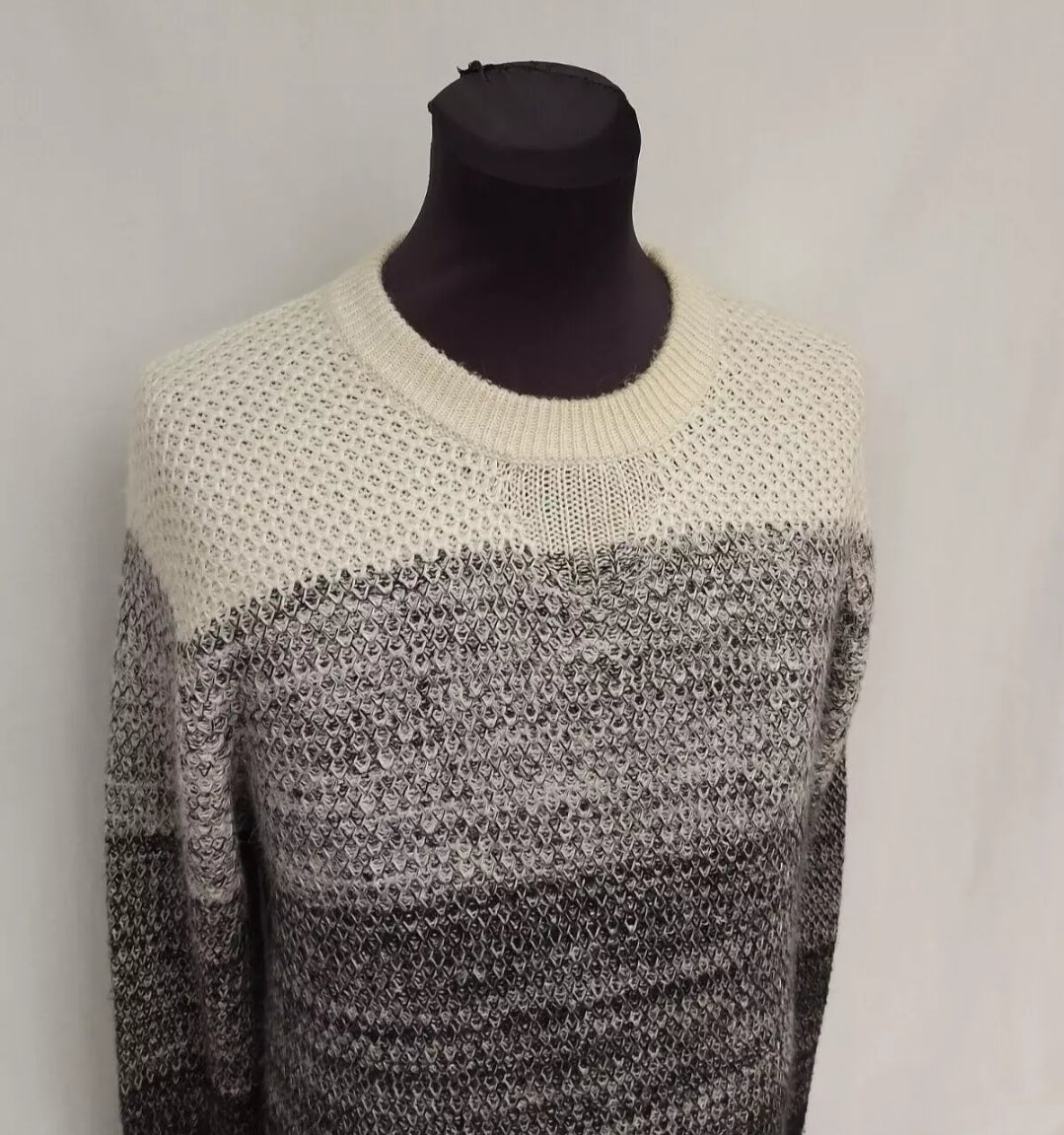 Samsoe Alpaca/Viscose Crew Neck Pullover Sweater Mens L