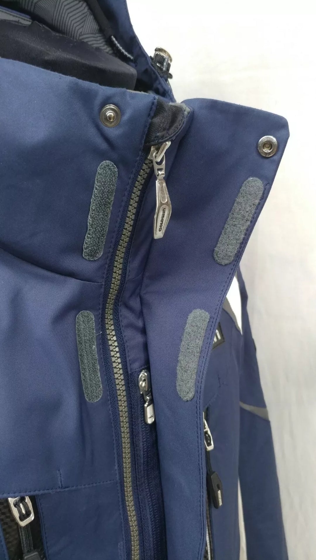 Goldwin Snowboarding Ski Jacket Blue W/Removable Hood Mens S