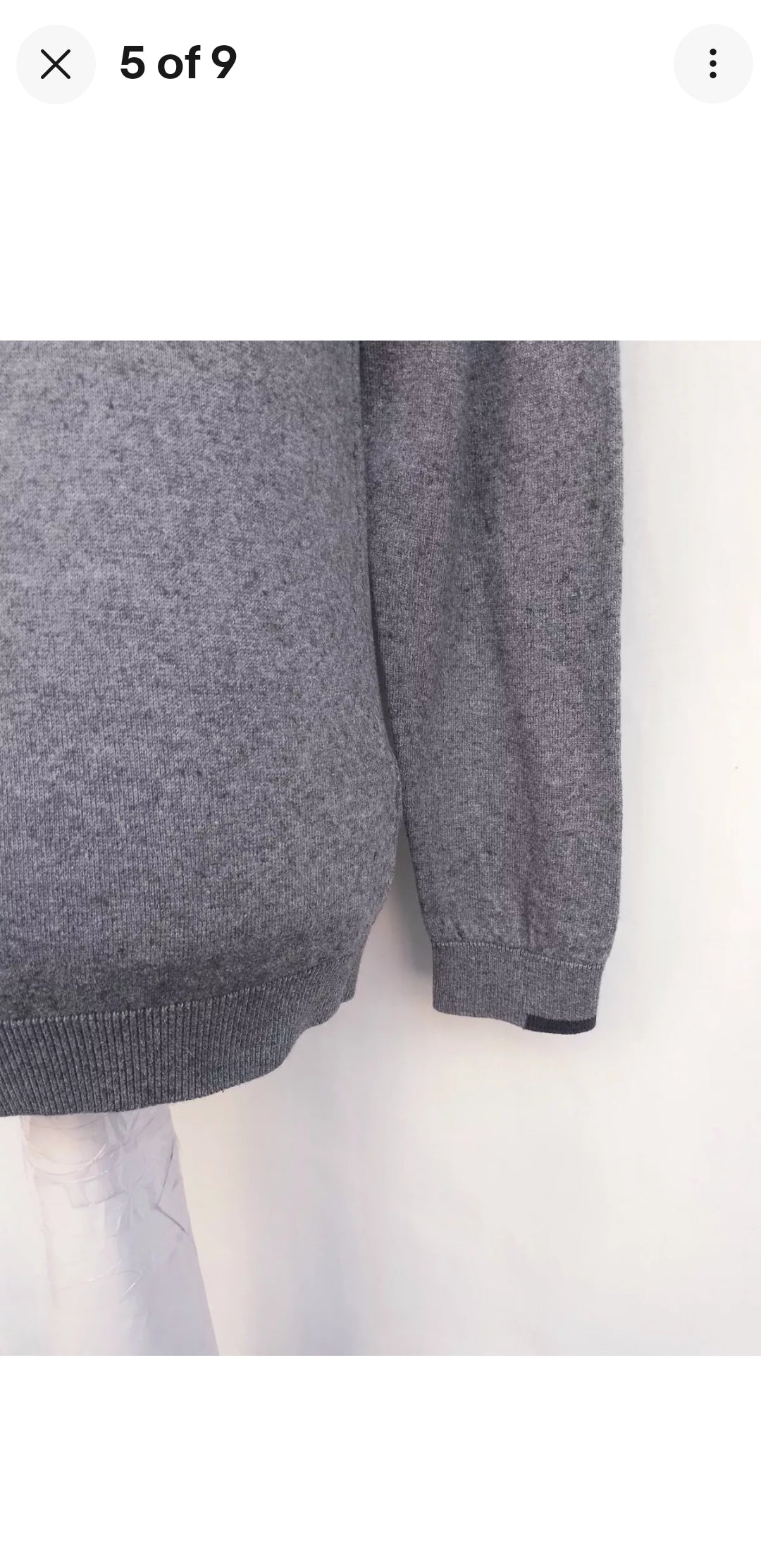 Armani Junior Zip Cotton/Wool Sweater Boys 16A
