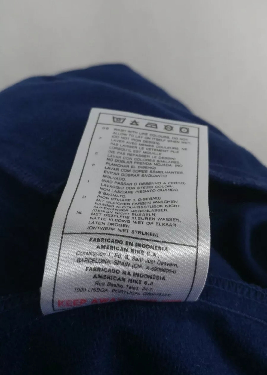Vintage USA Nike Track Top Jacket Swoosh Logo Mens L