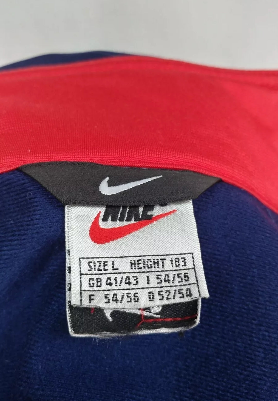 Vintage USA Nike Track Top Jacket Swoosh Logo Mens L