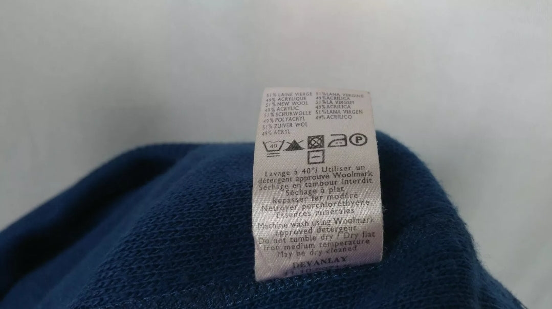 LaCoste Wool/Acrylic Pullover Sweater Size 4/Mens M
