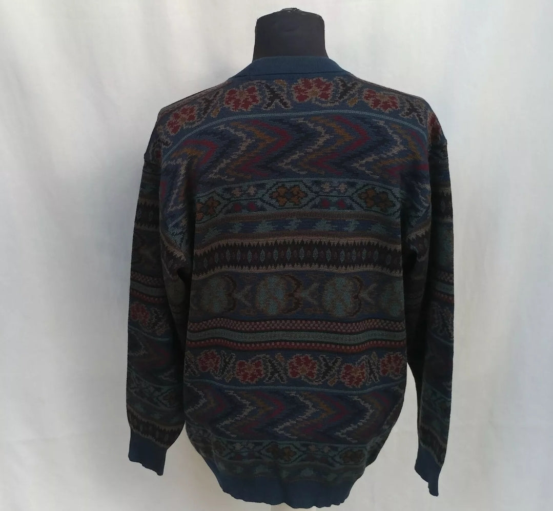 Paul & Shark Yachting Pure wool Button Cardigan Sweater Mens M
