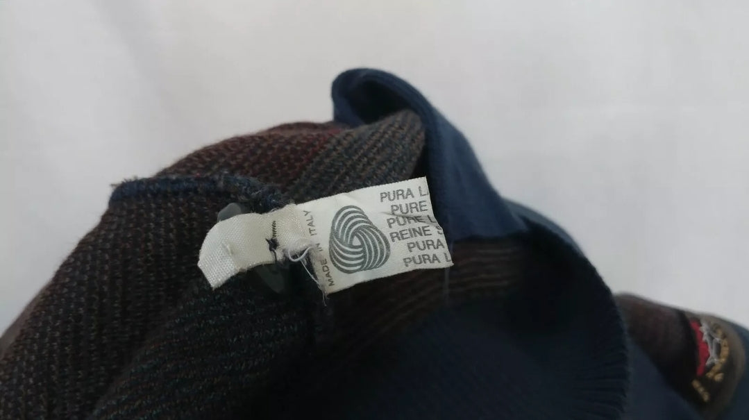 Paul & Shark Yachting Pure wool Button Cardigan Sweater Mens M