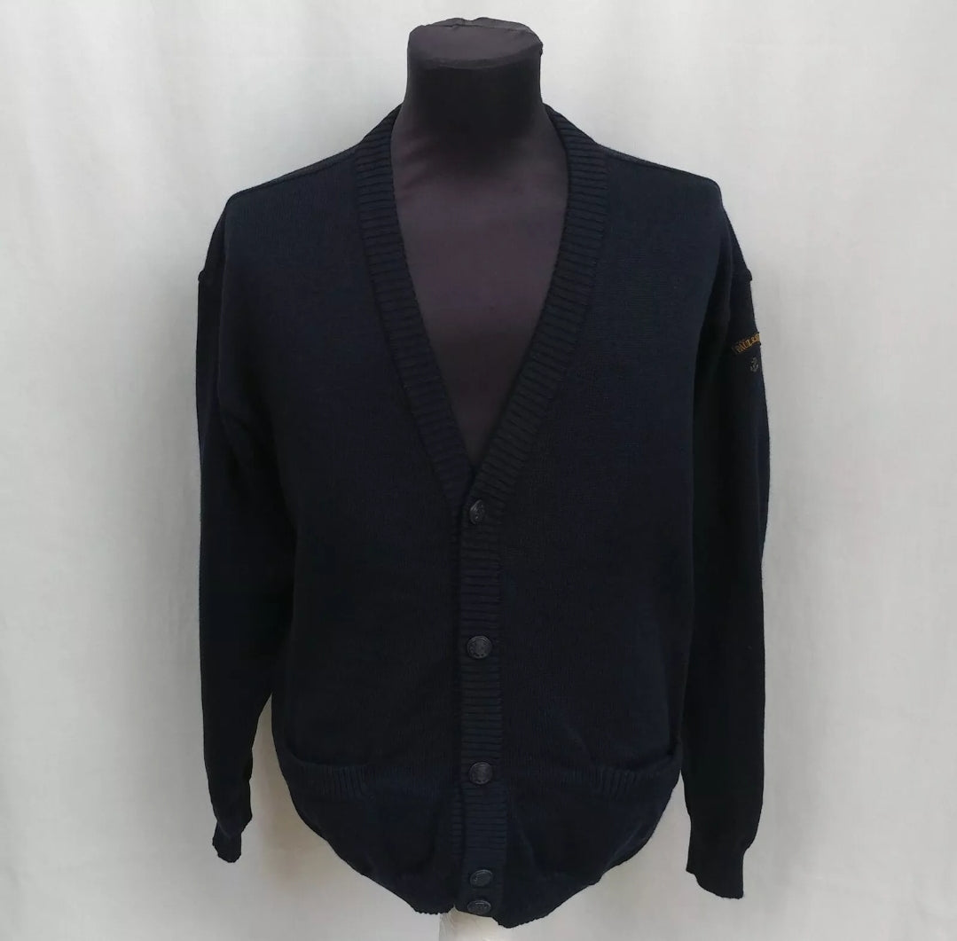 Paul & Shark Yachting Bretagne Pure wool Button Cardigan Sweater Mens L