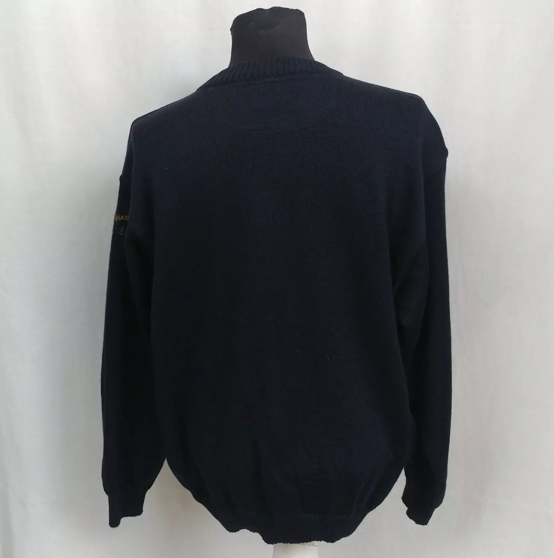 Paul & Shark Yachting Bretagne Pure wool Button Cardigan Sweater Mens L