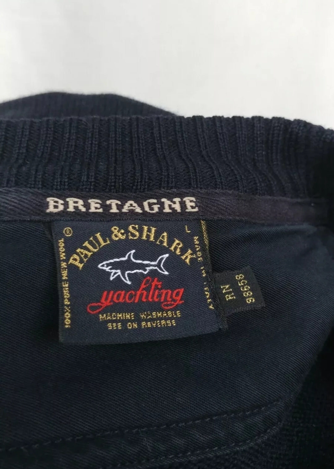 Paul & Shark Yachting Bretagne Pure wool Button Cardigan Sweater Mens L