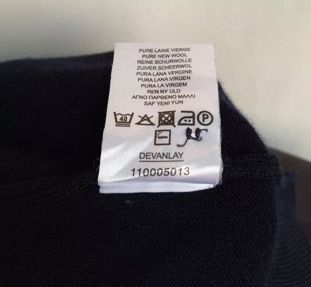 Lacoste Pure Wool Button Cardigan Sweater 6/Mens XL