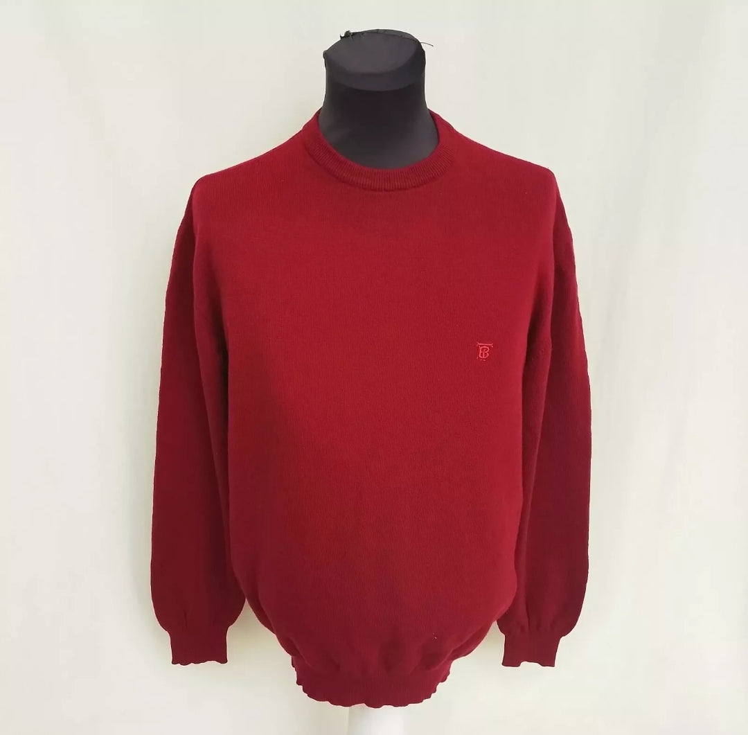 Thomas Burberry Lambswool/Polyamide Sweater 5/Mens L
