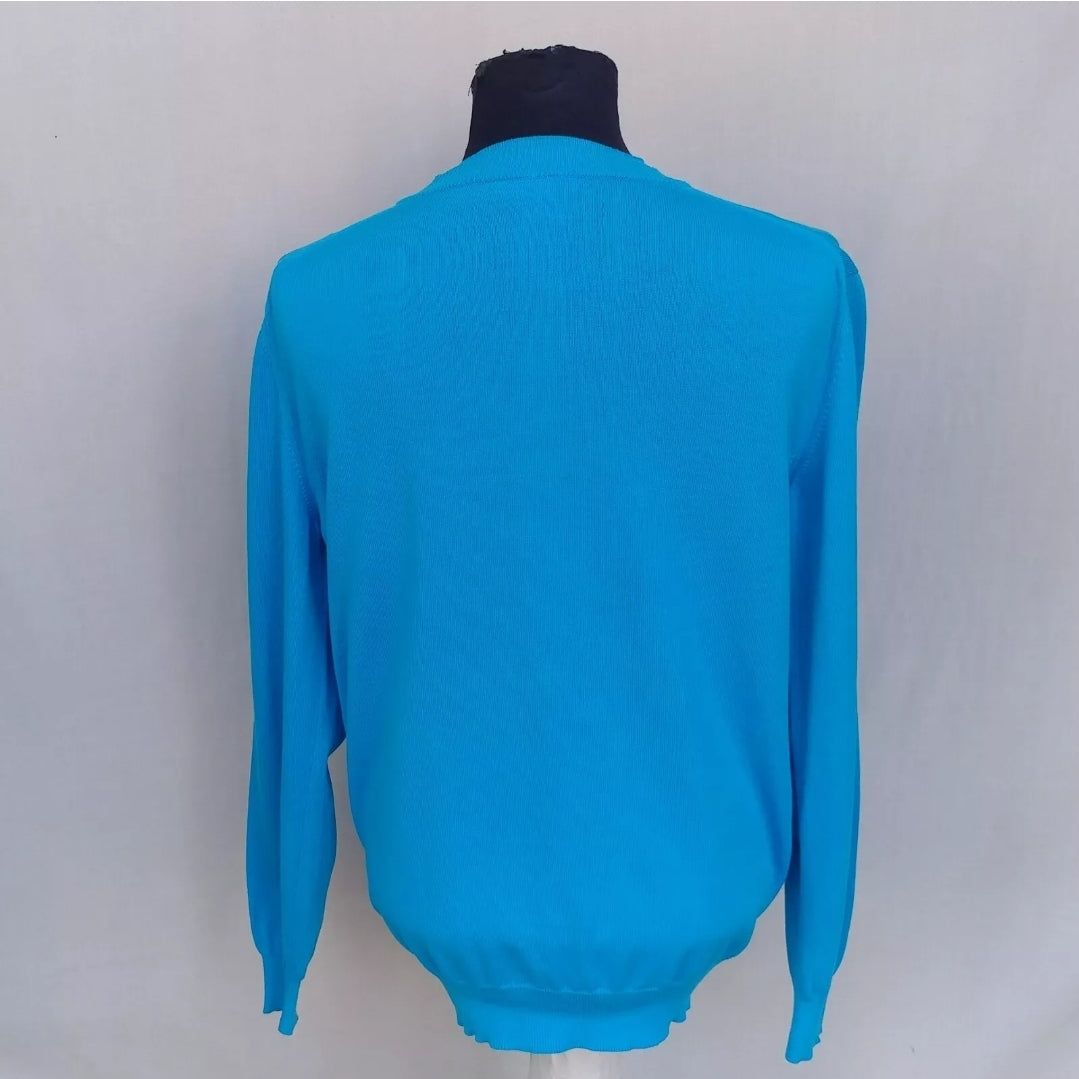 Versace Collection 100% Cotton Pullover Sweater Mens L