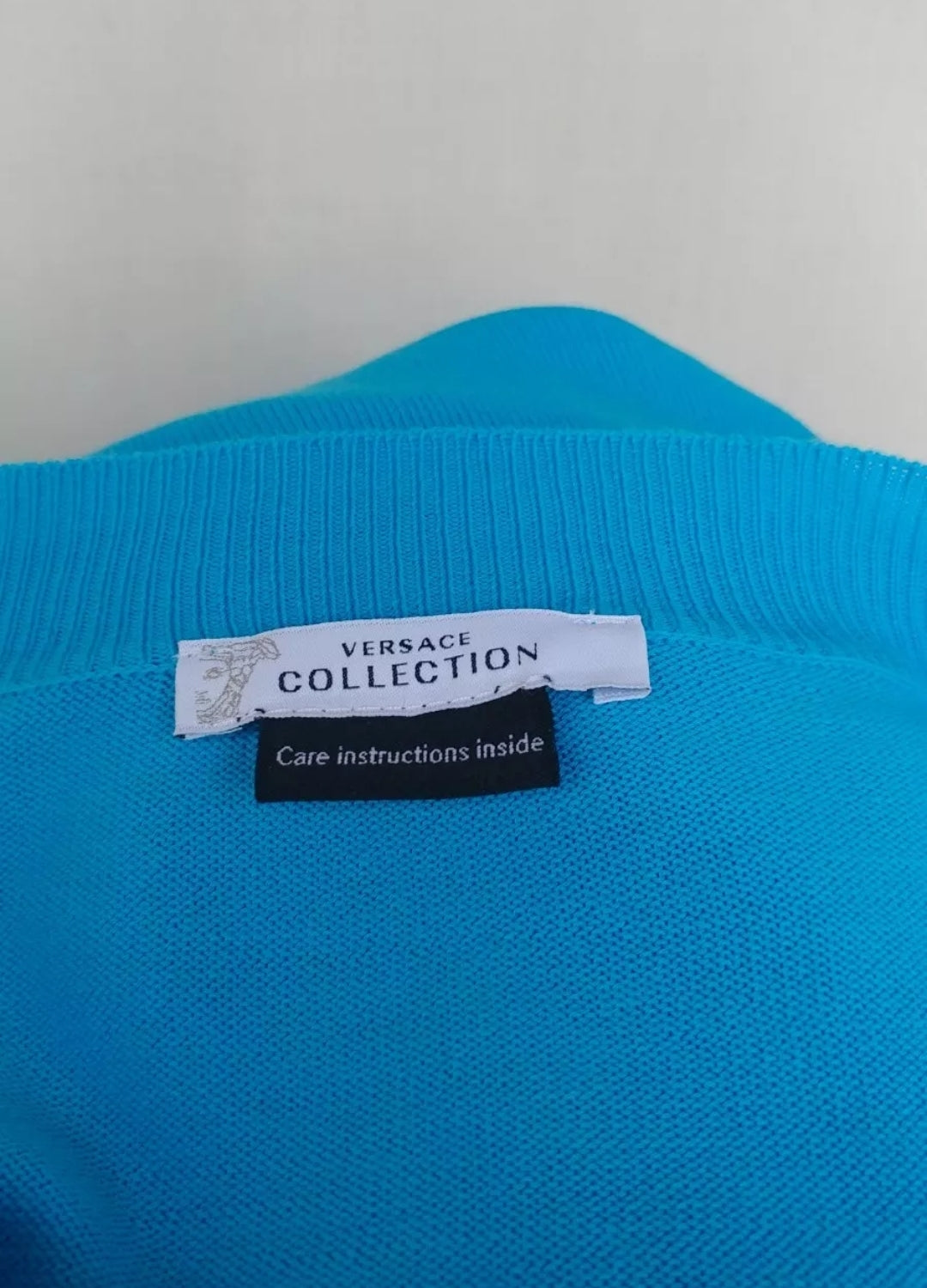 Versace Collection 100% Cotton Pullover Sweater Mens L