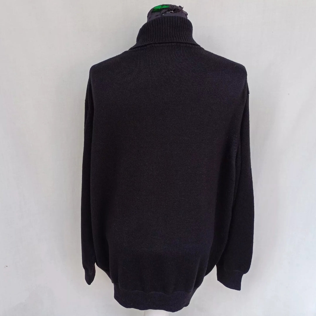 Valentino Jeans Wool/Acrylic Pullover Sweater 56/Mens 2XL
