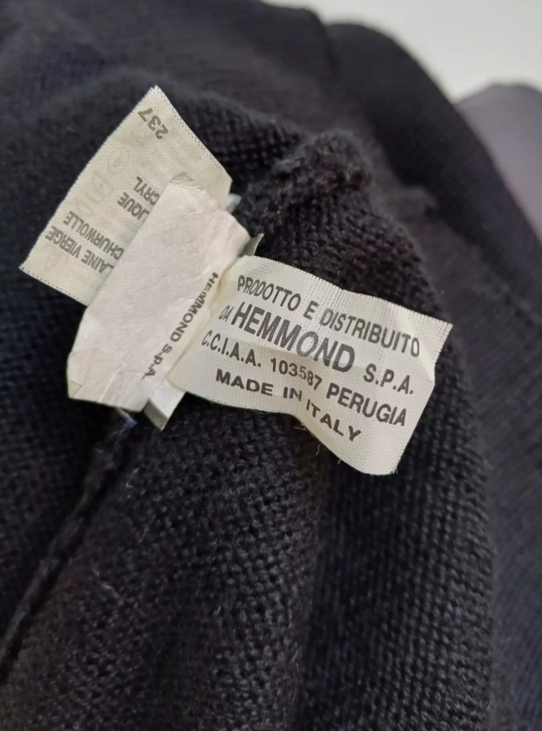 Valentino Jeans Wool/Acrylic Pullover Sweater 56/Mens 2XL
