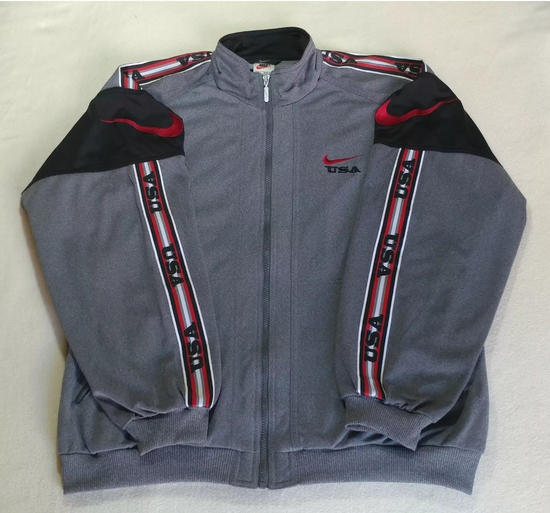 Vintage USA Nike Full Track Suit Jacket & Pants Mens L