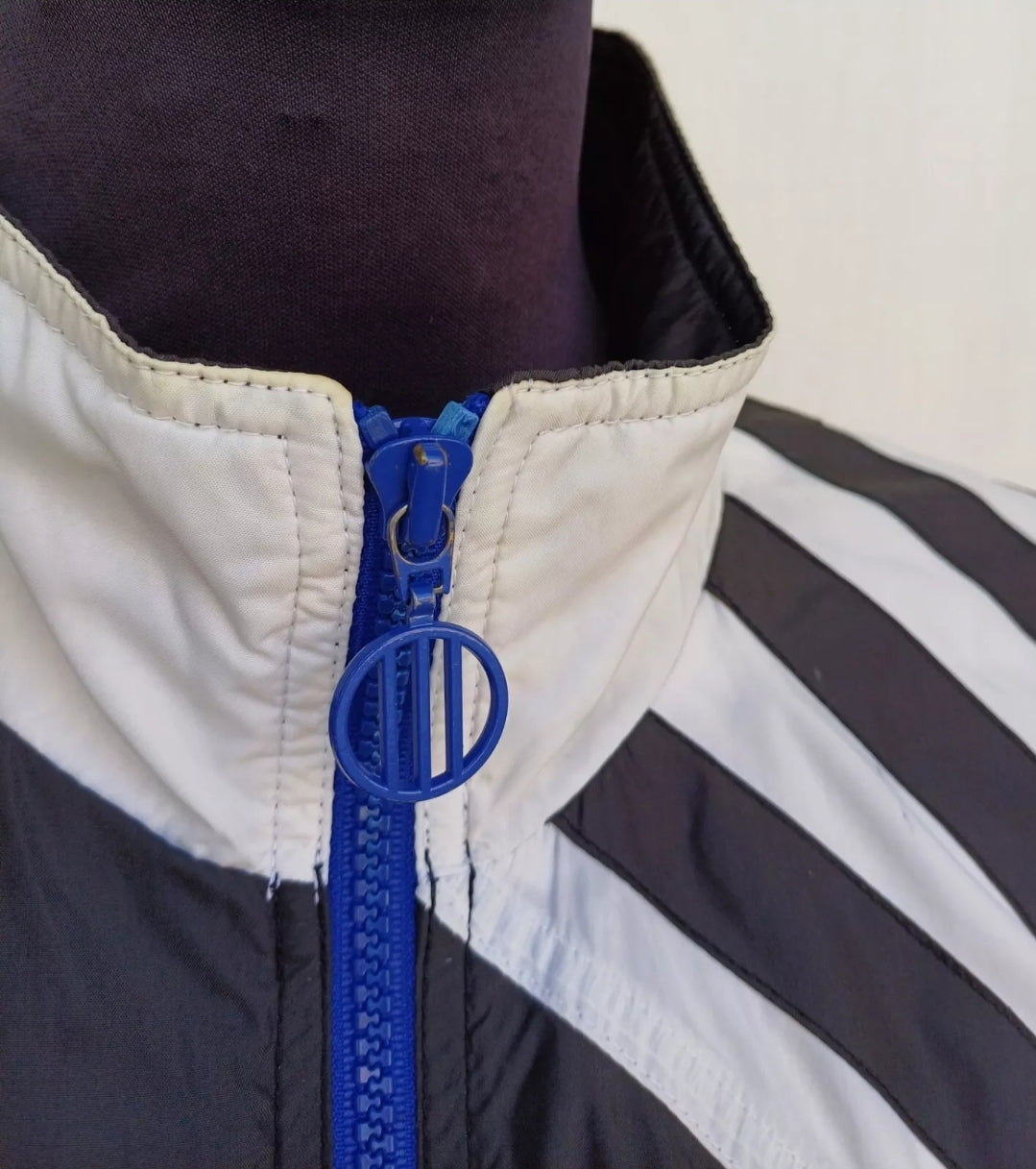 Vintage 90s Adidas Nylon Track Top Jacket Mens M