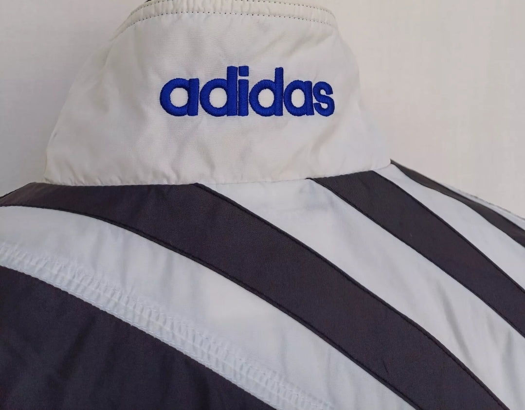 Vintage 90s Adidas Nylon Track Top Jacket Mens M