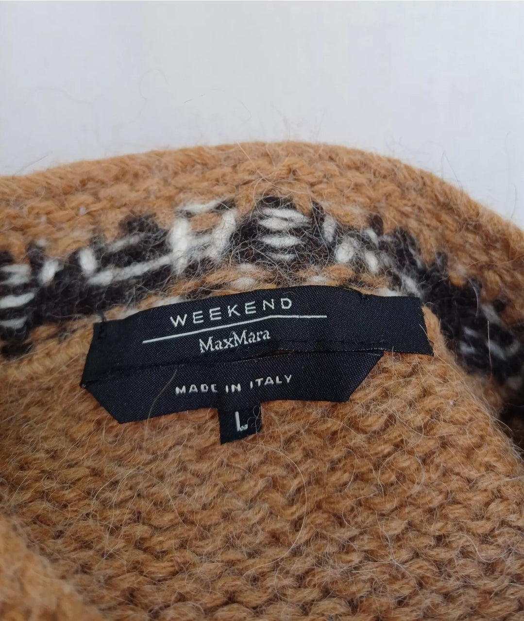 Max Mara Weekend Womens Wool/Alpaca Knit Pullover Sweater Size L