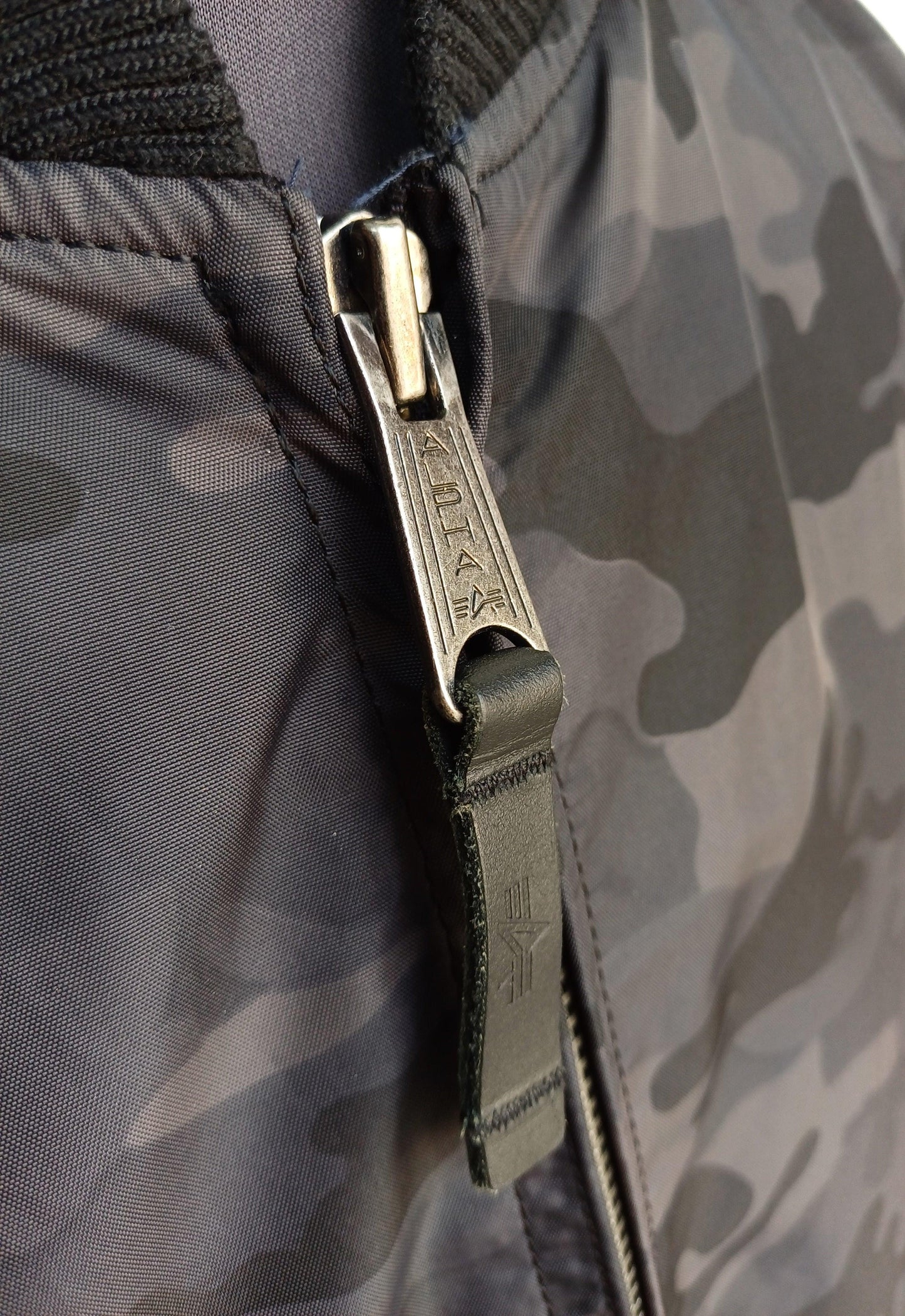 Alpha Industries Camo Full Zip Flight Bomber Jacket Size Mens 3XL