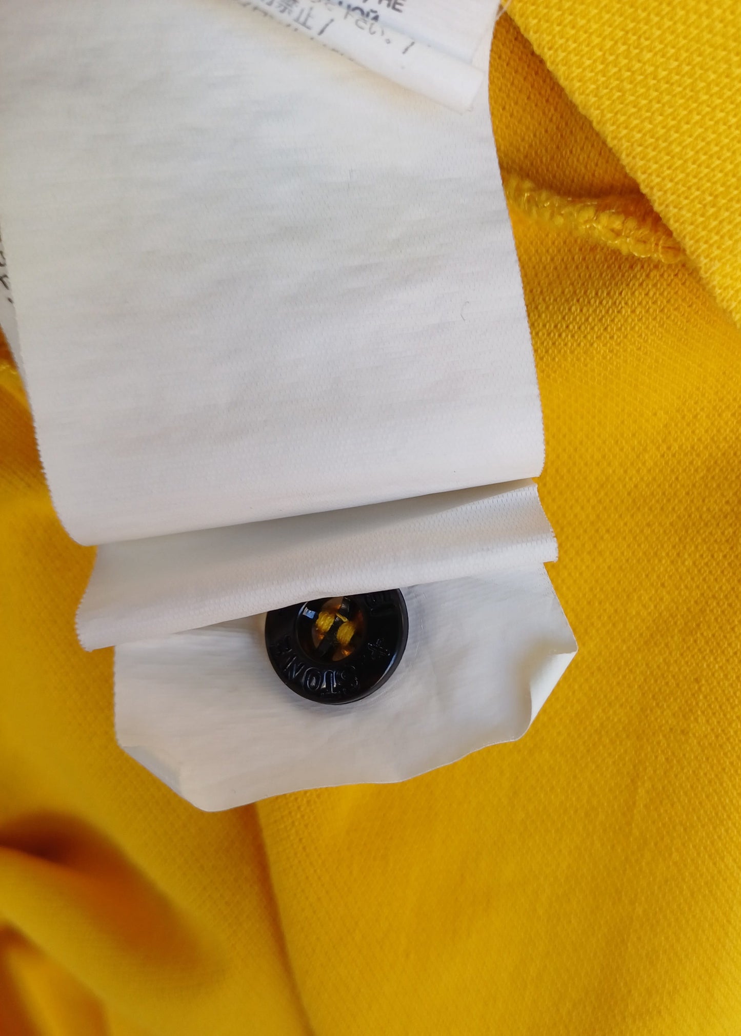 Stone Island Slim Fit Cotton Polo Button Shirt Mens S