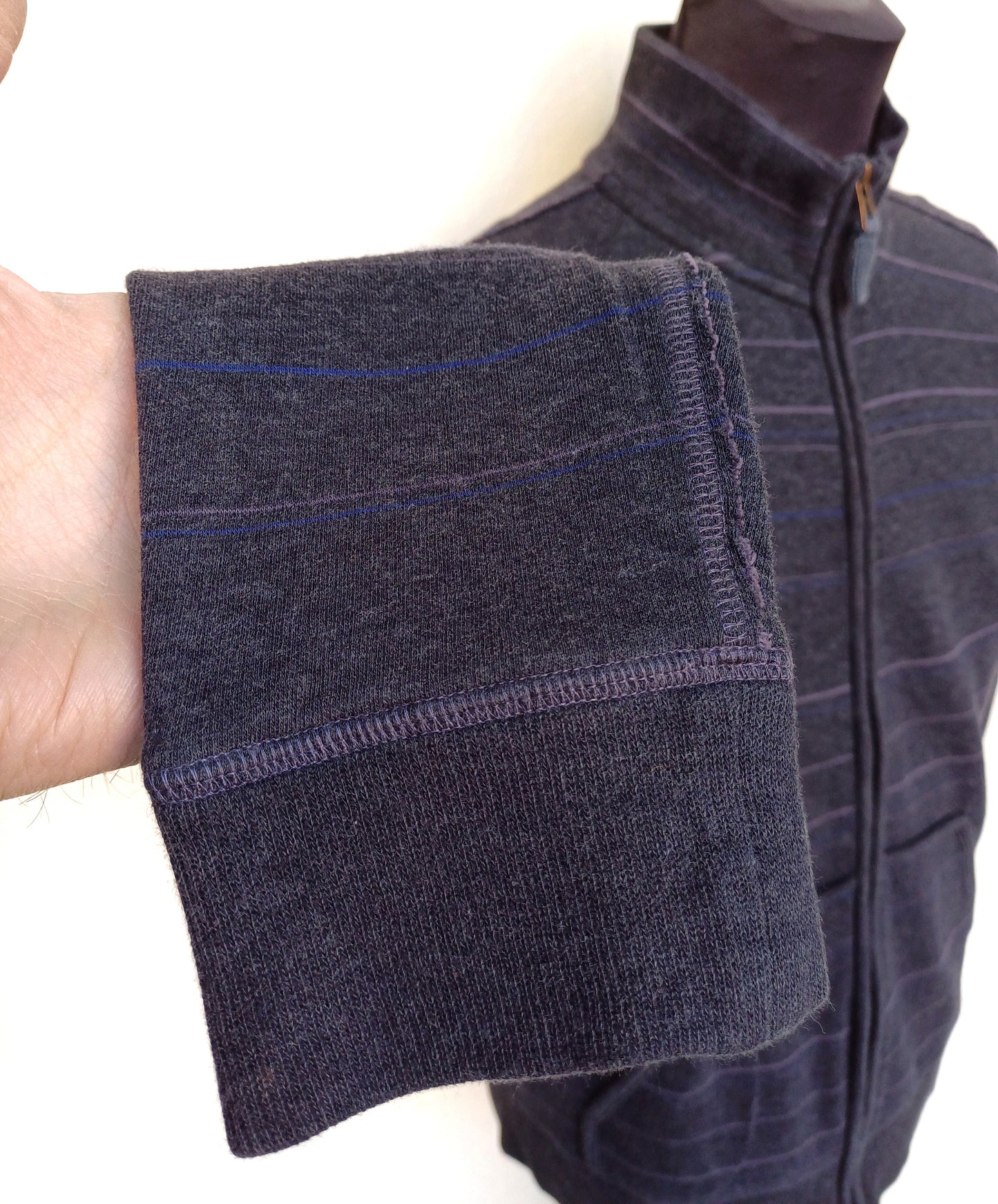 Hugo Boss Orange Cotton Zip Sweater Mens S