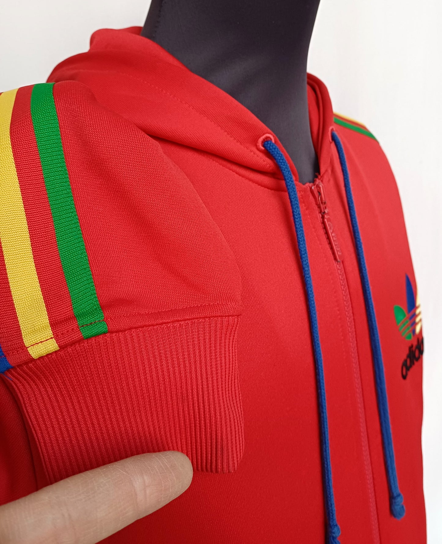 Adidas Originals Rasta Marley Reagge Track Top Hooded Jacket Mens S