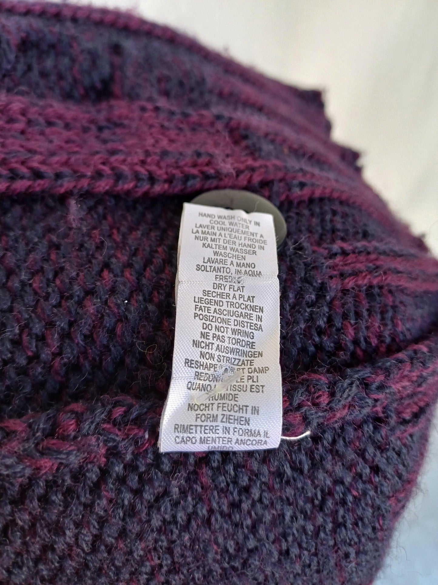 Paul Smith 100% Wool Button Cardigan Cable Knit Sweater Mens L